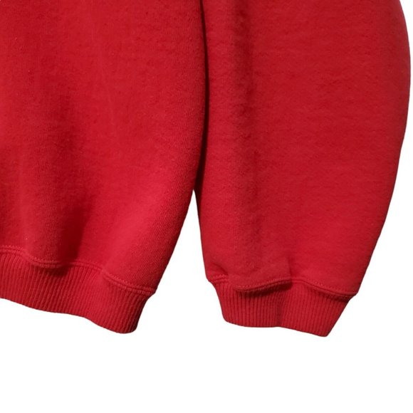 Vintage "Go Take A Hike" Alaska Sweatshirt Sz XL 1/4 Zip Red PM Sports Tourist - Picture 4 of 7